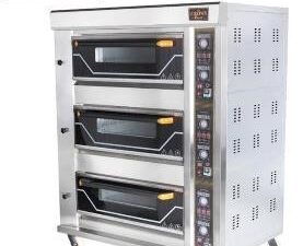 3 Deck 6 Trays Gas Deck Oven