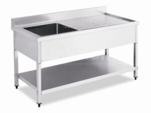 Stainless Steel Sink Table With Cold Tap