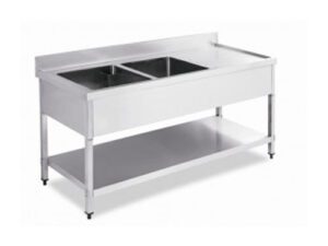 Stainless Steel Sink Table With Cold Tap