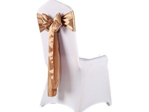 Banqueting Chair Bow (Gold)