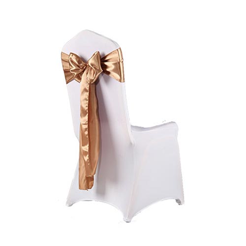 Banqueting Chair Bow (Gold)