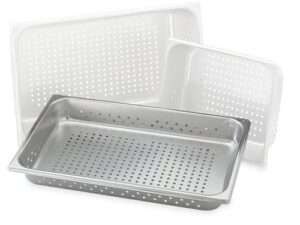 SS Tray With Hole For Steaming Cart